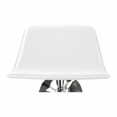 Barová židle LARIA NEW - ekokůže bílá/chrom č.7 Barová židle LARIA NEW - ekokůže bílá/chrom č.7