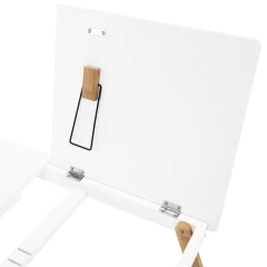 Příruční stolek na notebook / držák na tablet MELTEN - bílá / přírodní bambus č.6