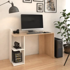 PC stůl ZINO NEW - dub sonoma/bílá č.3
