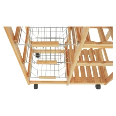 Servírovací stolek CAYMAN - přírodní č.7 Servírovací stolek CAYMAN - přírodní č.7