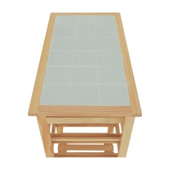 Servírovací stolek CAYMAN - přírodní č.9 Servírovací stolek CAYMAN - přírodní č.9