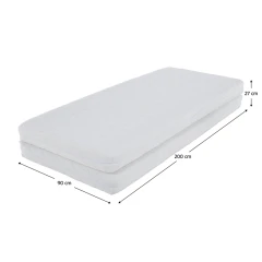 Oboustranná rozkládací matrace MELK - 90/90x200 č.2
