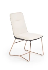 Jídelní židle K390 - krémová/zlatorůžová č.1
