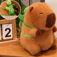 Plyšová hračka Capybara s želvičkou PHPL2117