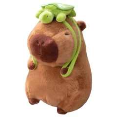 Plyšová hračka Capybara s želvičkou PHPL2117