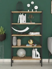 Regál ERICH borovice/černá