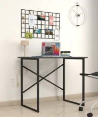 Psací stůl 60x90 cm ANGELA antracit/černá