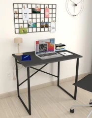 Psací stůl 60x90 cm ANGELA antracit/černá