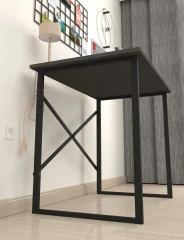 Psací stůl 60x90 cm ANGELA antracit/černá