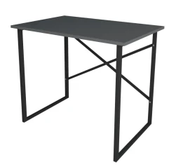 Psací stůl 60x90 cm ANGELA antracit/černá