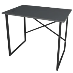 Psací stůl 60x90 cm ANGELA antracit/černá