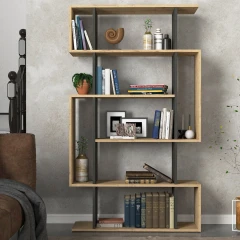 Regál VELES - dub/antracit