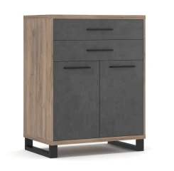 Komoda 2D2S ROSOLINI barva dub tabaco/matera