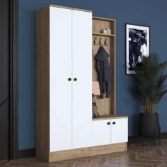 VIGONZA předsíňová stěna, ořech/bílá