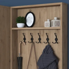 VIGONZA předsíňová stěna, ořech/bílá