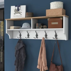 ZIANO předsíňová sestava, bílá/ořech