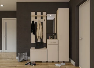 Předsíňová stěna KENAI satin