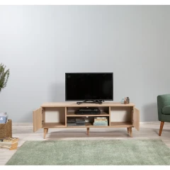 ZANGARI TV stolek na nožičkách, dub Sonoma