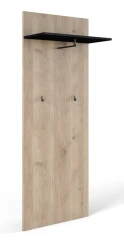 ZEMURA předsíňová sestava, bílý dub / černá