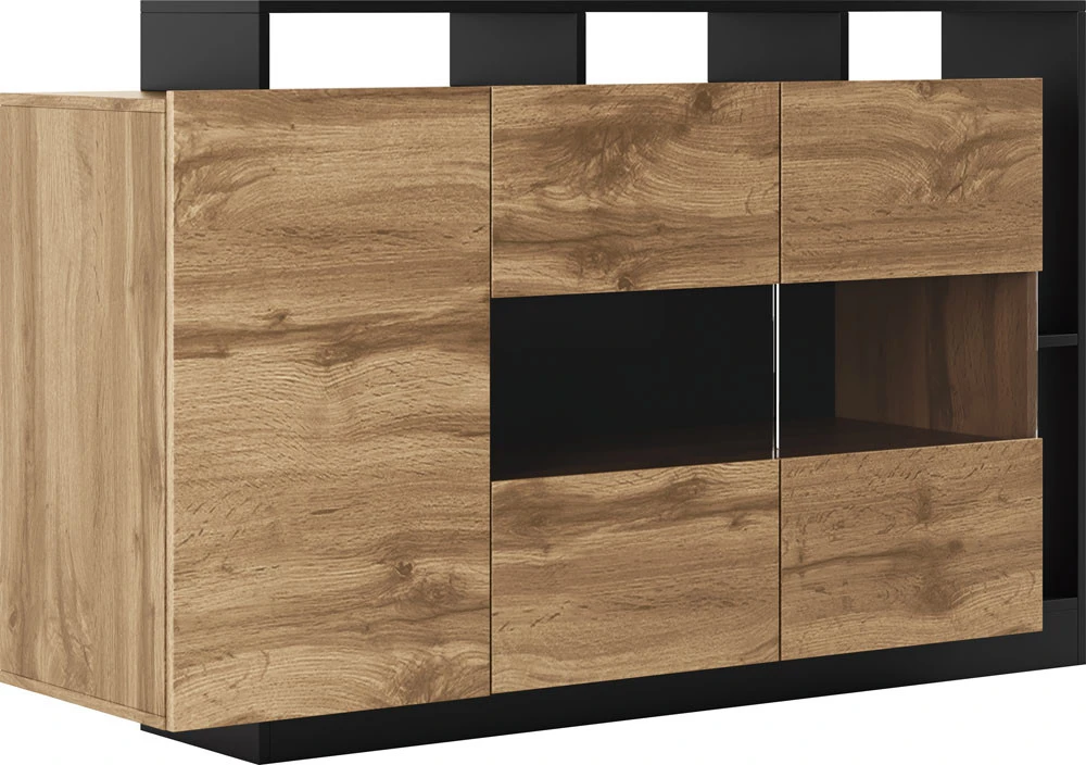 Komoda 3D SMARA - dub/antracit