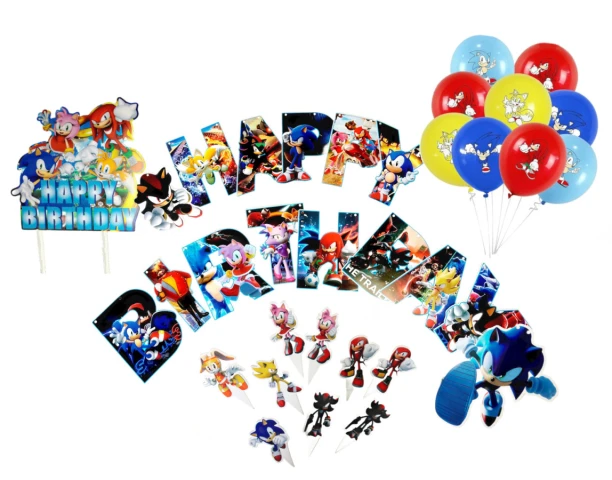 Velká narozeninová sada Ježek Sonic OPBH2286