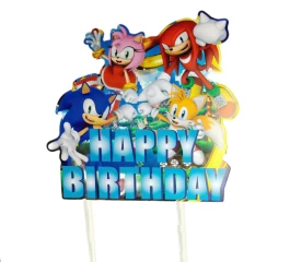 Velká narozeninová sada Ježek Sonic a přátelé 42ks