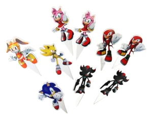 Velká narozeninová sada Ježek Sonic a přátelé 42ks