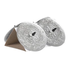 Kovový bodec - zápich, cena za sadu 4ks, stříbrná matná barva. CP151186-STRIBRNA-MAT