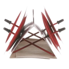 Kovový bodec - zápich sada 4ks (cena za 4ks) CP6195-2-S4-CERVENA