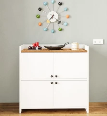 CHINO multifunkční skříňka, bílá/borovice