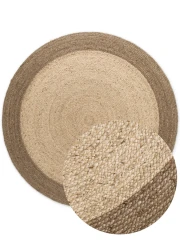 Hanse Home kusový koberec Jutta 106224 Natur Ivory/Grey/Beige kruh