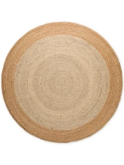 Hanse Home kusový koberec Jutta 106225 Natur Ivory/Gold kruh