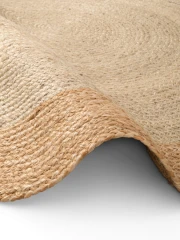 Hanse Home kusový koberec Jutta 106225 Natur Ivory/Gold kruh