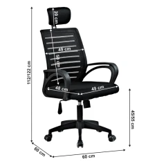Kancelářské křeslo TORES - černá č.5