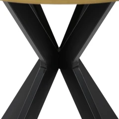 Jídelní stůl kulatý HT-F4108 OAK - dub č.5