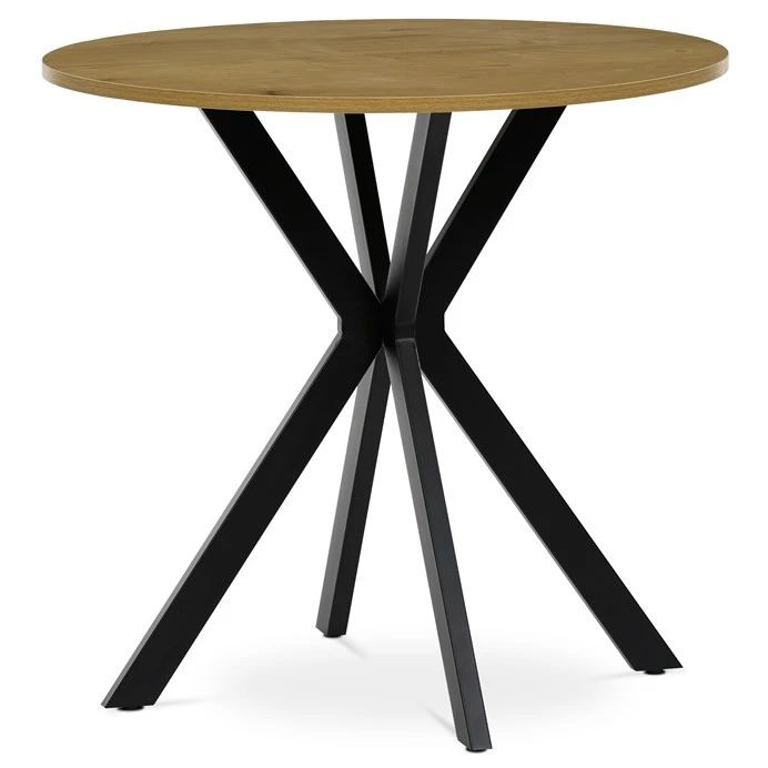 Jídelní stůl kulatý HT-F4108 OAK - dub