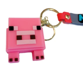 Dětská klíčenka Minecraft Prase PKBA2288