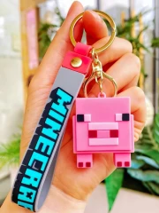 Dětská klíčenka Minecraft Prase PKBA2288