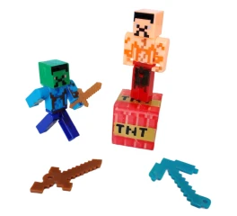 Kolekce figurek Minecraft Meč a Ender dragon s doplňky 12ks Kolekce figurek Minecraft Meč a Ender dragon s doplňky 12ks