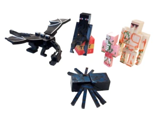 Kolekce figurek Minecraft My Buildings Enderdragon 6ks Kolekce figurek Minecraft My Buildings Enderdragon 6ks