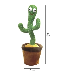 Plyšová hračka Kaktus zpívající tancující PHPL2211 Plyšová hračka Kaktus zpívající tancující PHPL2211