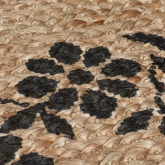 Kusový koberec Printed Jute Maisie Natural/Black č.2