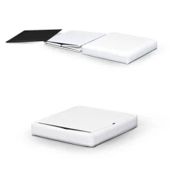 Taburetka, ekokůže bílá, TELA NEW