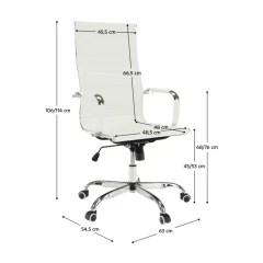 Kancelářské křeslo AZURE 2 NEW - bílá č.10