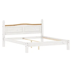 Dvoulůžko CORONA bílý vosk 180x200 Dvoulůžko CORONA bílý vosk 180x200