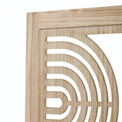 Paraván dřevěný EF-L175 NAT - přírodní č.10