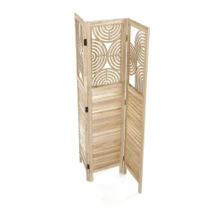 Paraván dřevěný EF-L175 NAT - přírodní č.6