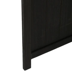 Paraván dřevěný EF-L145 BK - černý č.10