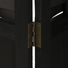 Paraván dřevěný EF-L145 BK - černý č.8