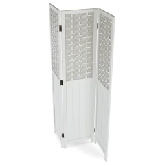 Paraván dřevěný EF-L145 WT - bílý č.6